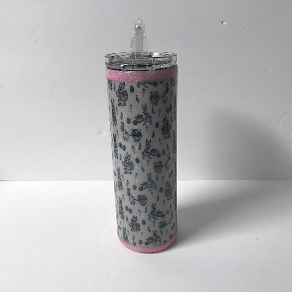 Handmade Easter / Spring stainless steel tumbler